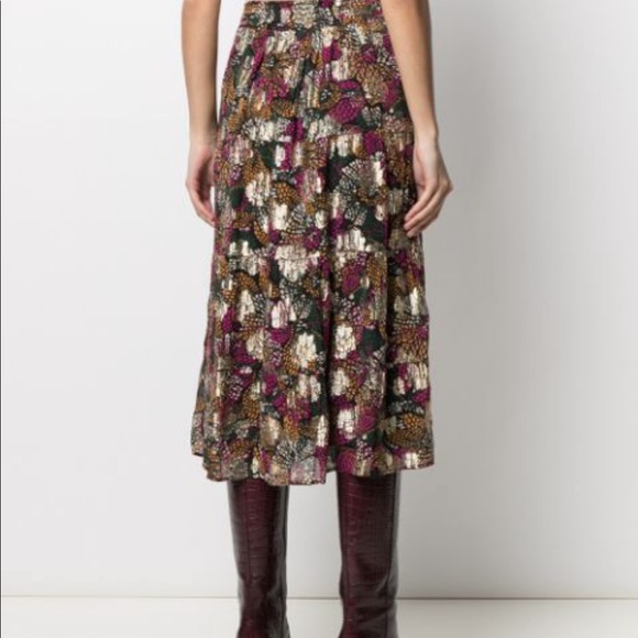 Ba&sh MIDI Floral Colorful Skirt - Picture 3 of 5